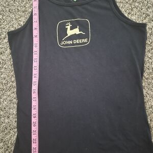 XL John Deere Black and Gold Tank Top
